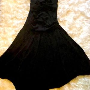 Black halter dress